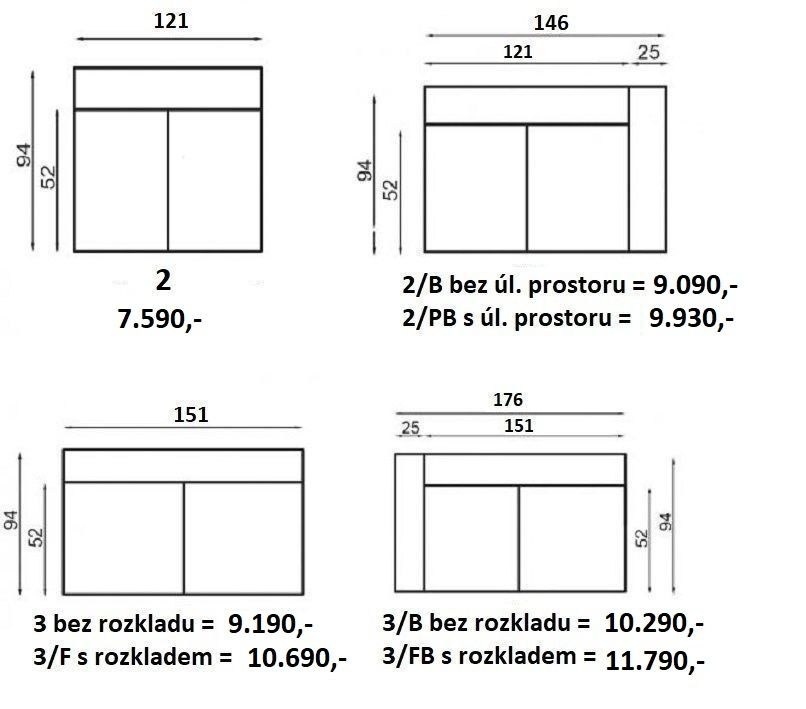 Sedací souprava BALTIKA program