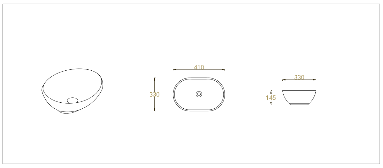 Umyvadlo na desku UN LOLA GW