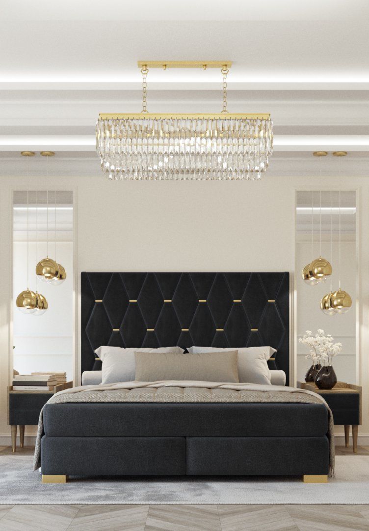 Manželská postel BOXSPRING 707