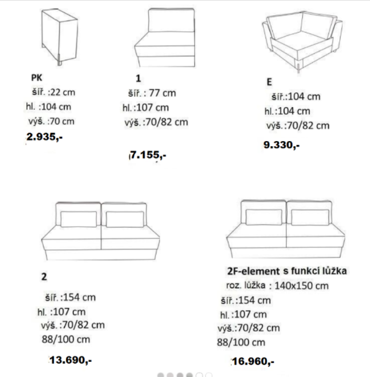 Sedací souprava MADISON program