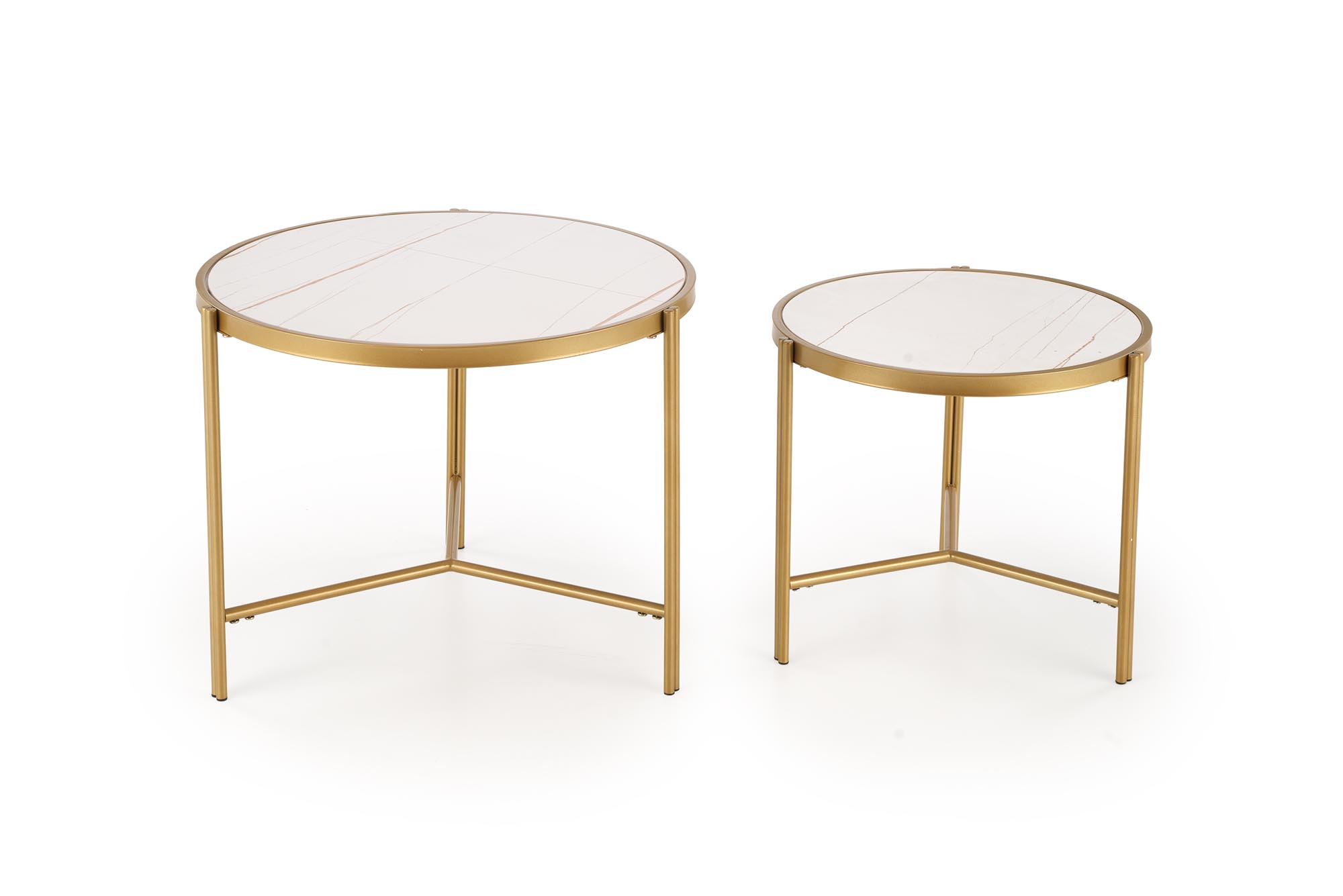 Set konferenčních stolků FATIMA  bílá