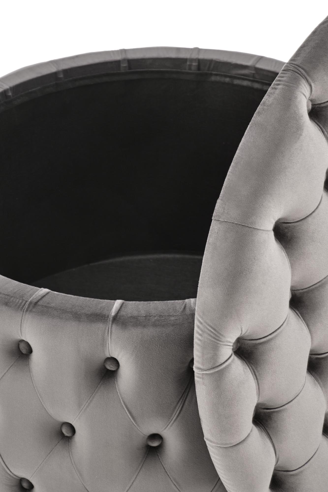 Taburet NUNEZ šedý