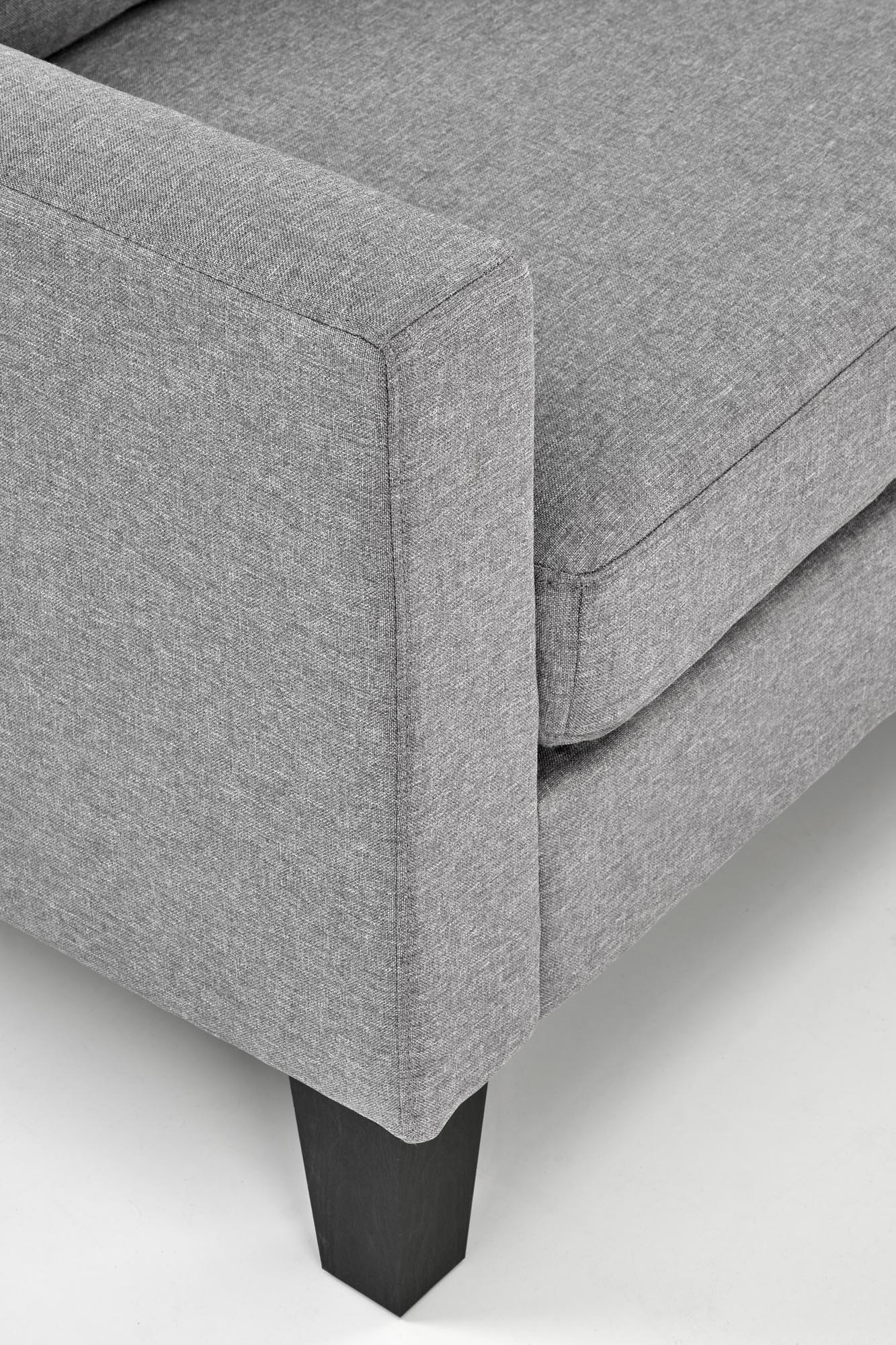 Pohovka s taburetem GERSON šedá