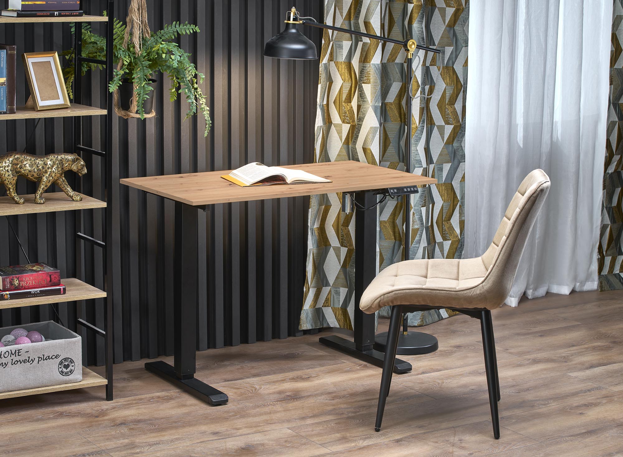 PC stolek B53 černá/dub