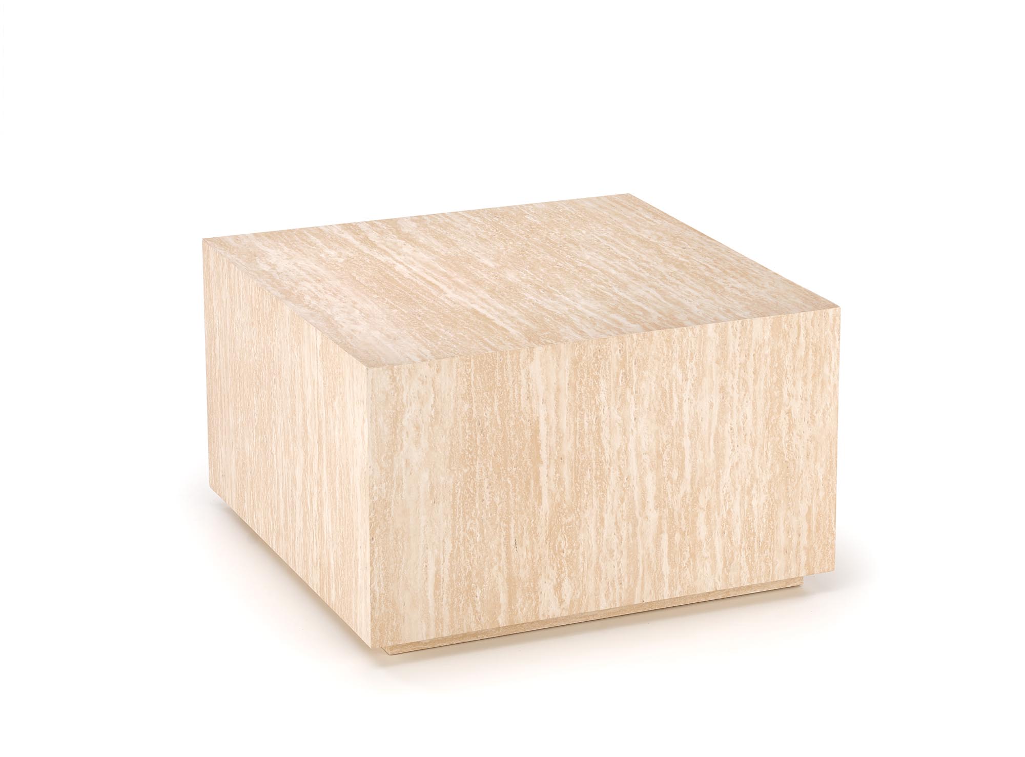 Konferenční stolek TRAVERTINO čtvercový