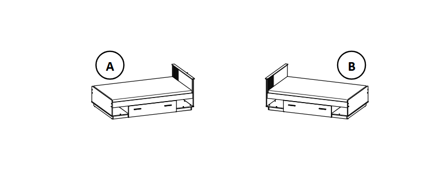 Manželská postel LAMELO 20