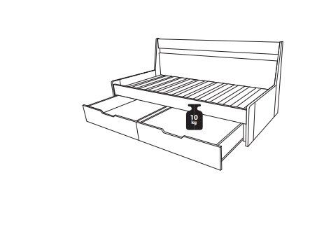 Postel s přistýlkou DUAL C