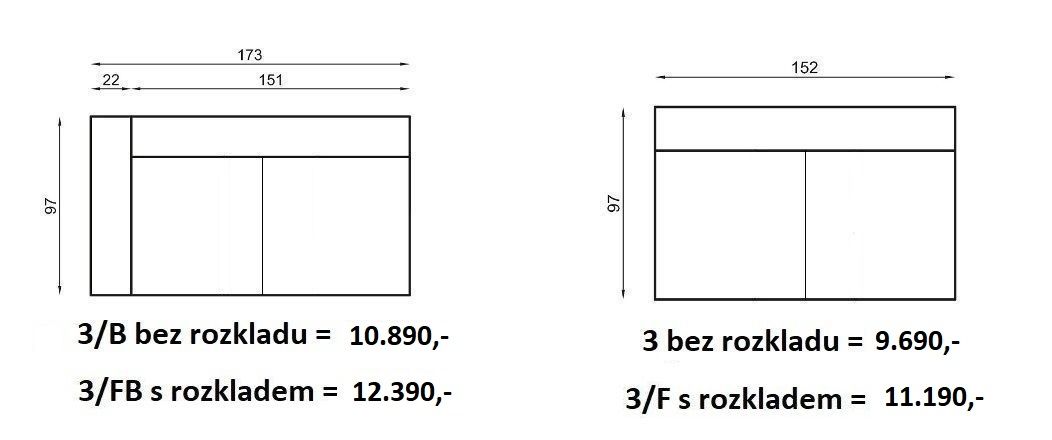 Sedací souprava IRIS program