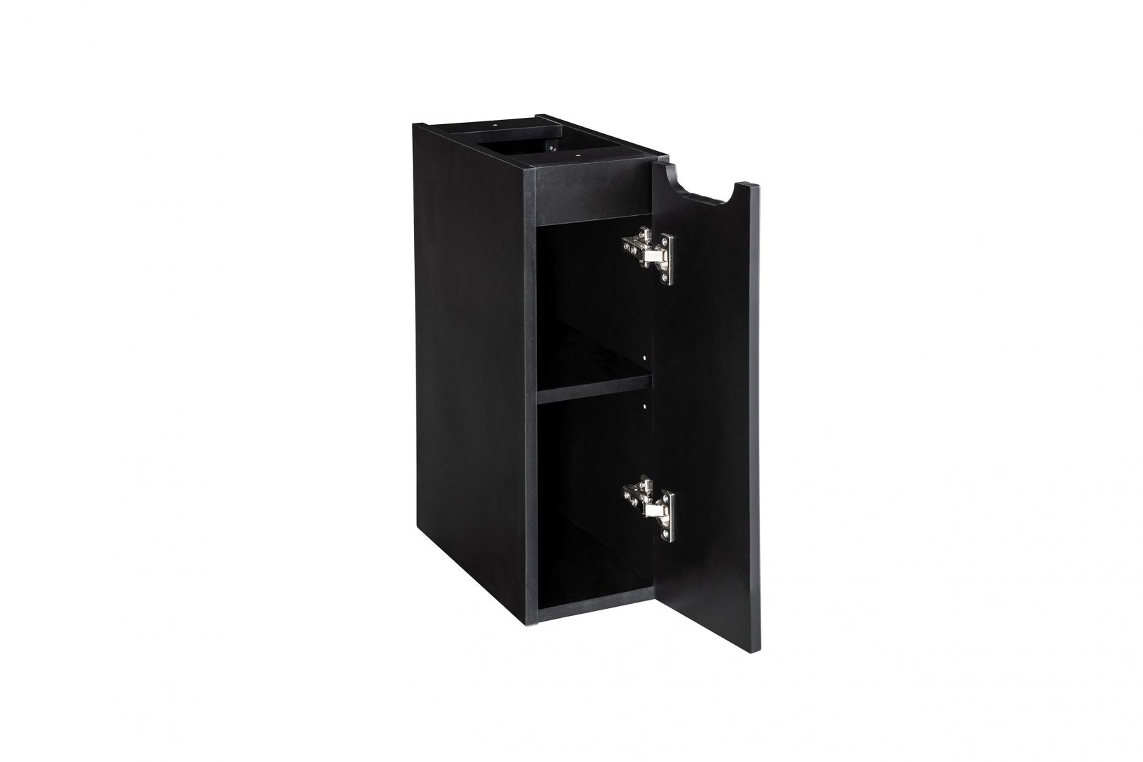 Koupelnová skříňka NOVA ČERNÁ 81-20 1D - závěsná spodní