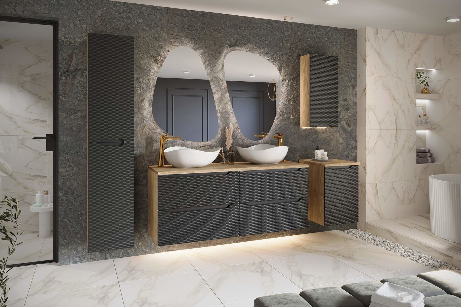 Koupelnové zrcadlo LED IMPALA