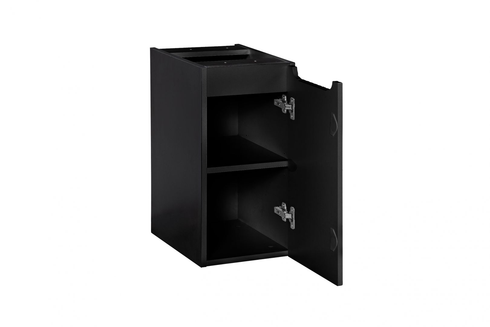 Koupelnová skříňka NOVA ČERNÁ 81-30 1D - závěsná spodní