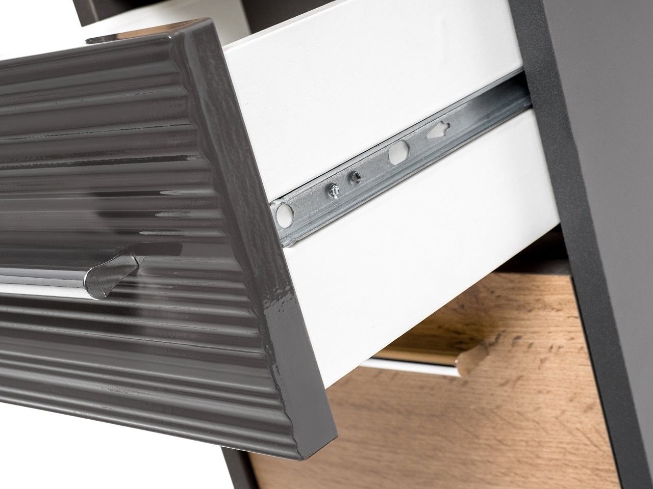 Koupelnová skříňka BIZA ANTRACIT 810 - nízká