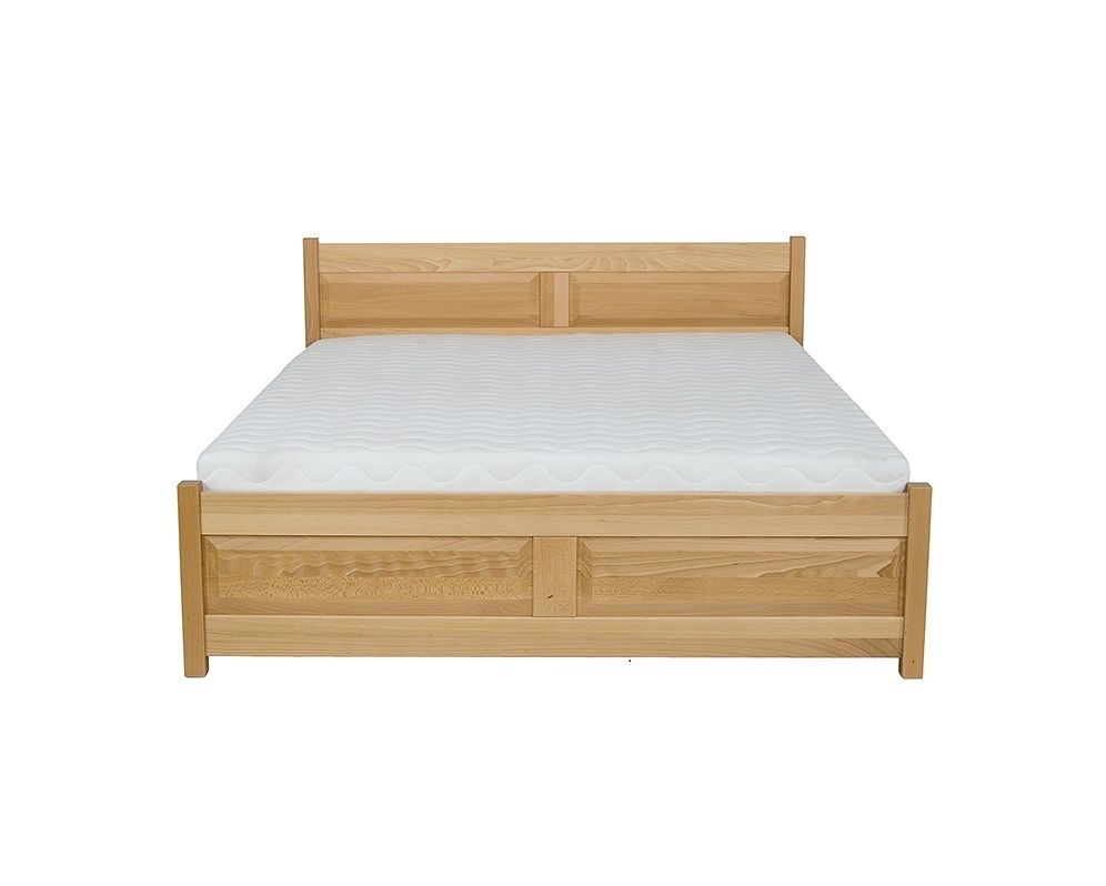 Manželská postel z masivu LK109 buk