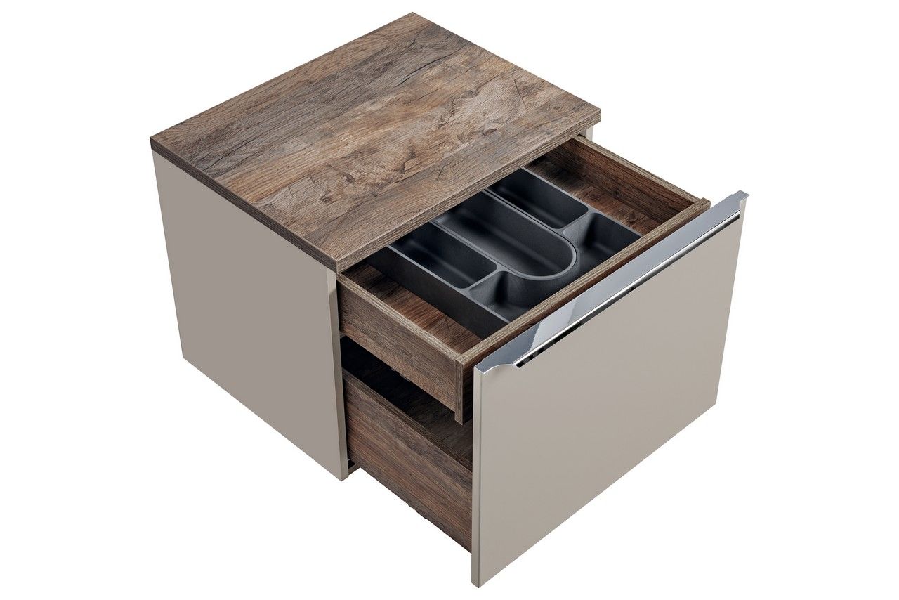 Koupelnová skříňka SANTA FEE ŠEDÁ  82-60 - pod umyvadlo 60