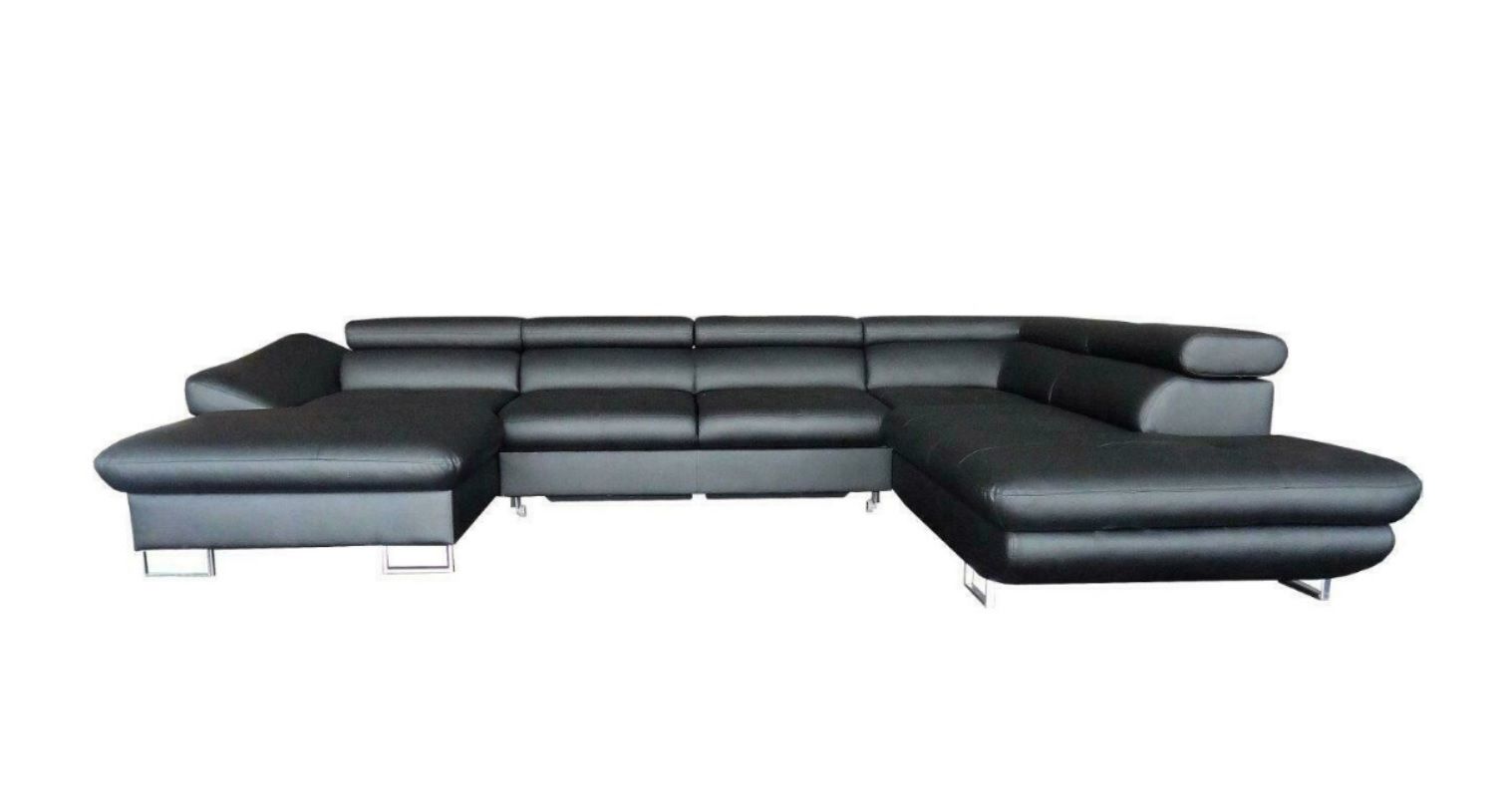 Kožená sedací souprava AVOLA do U