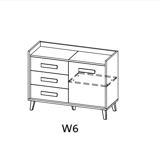 Komoda WERSO 6