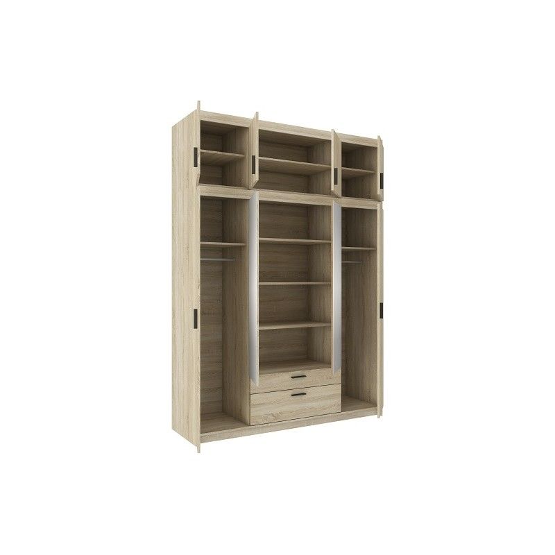 Šatní skříň ELENNA 4D se zrcadlem