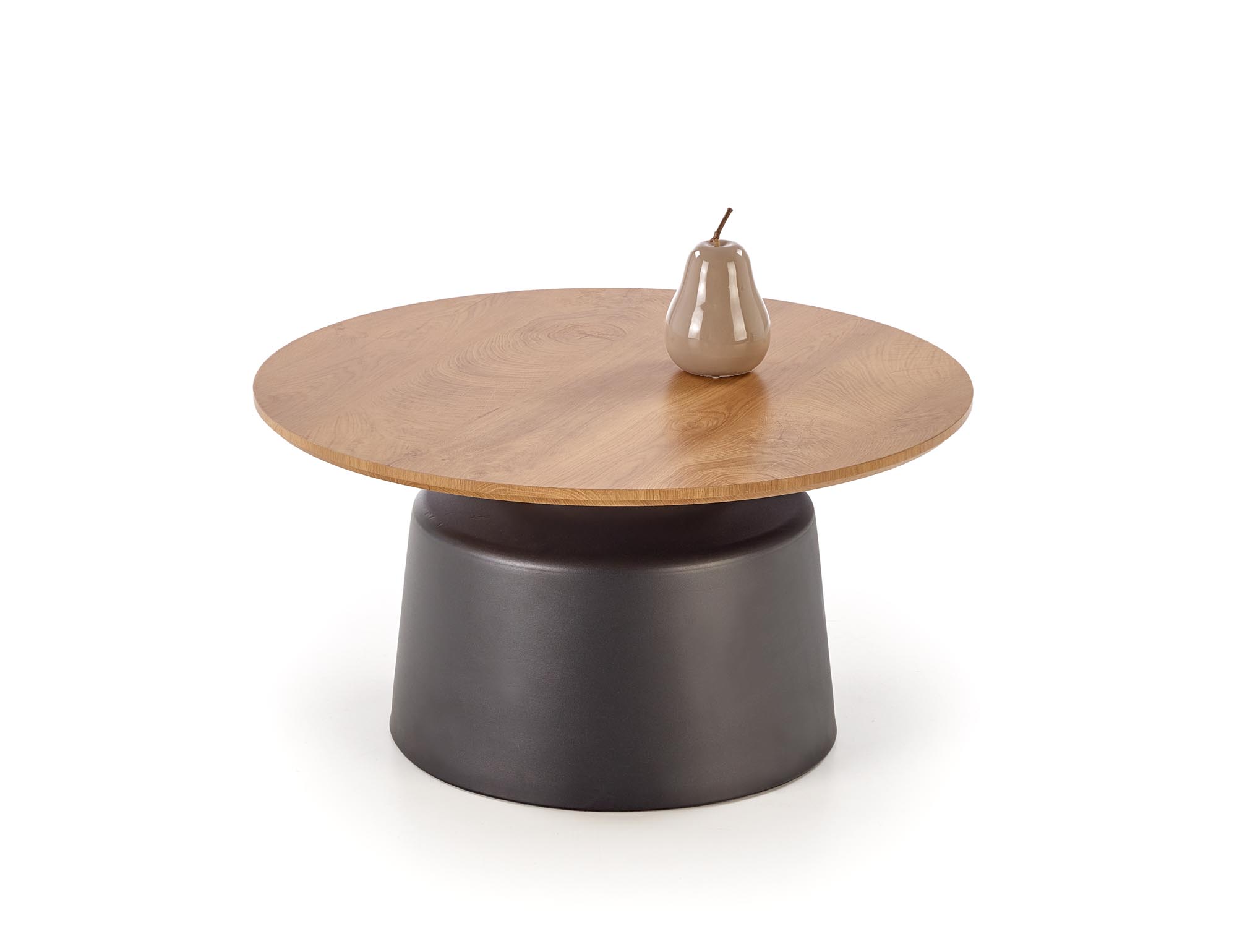 Konferenční stolky MALOMI set 2ks přírodní/černá