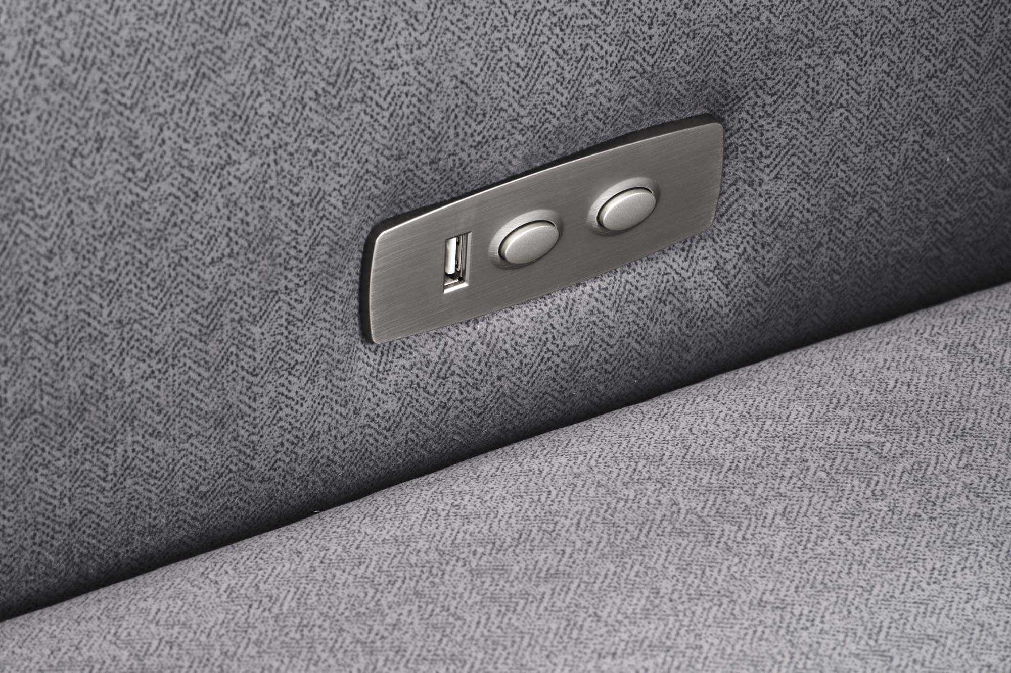 Relaxační křeslo GELATO šedé