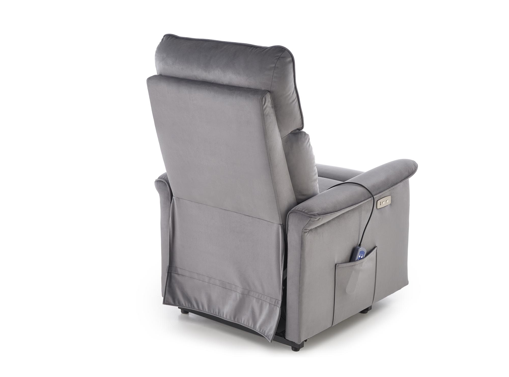 Relaxační křeslo SEMIR 2 šedé