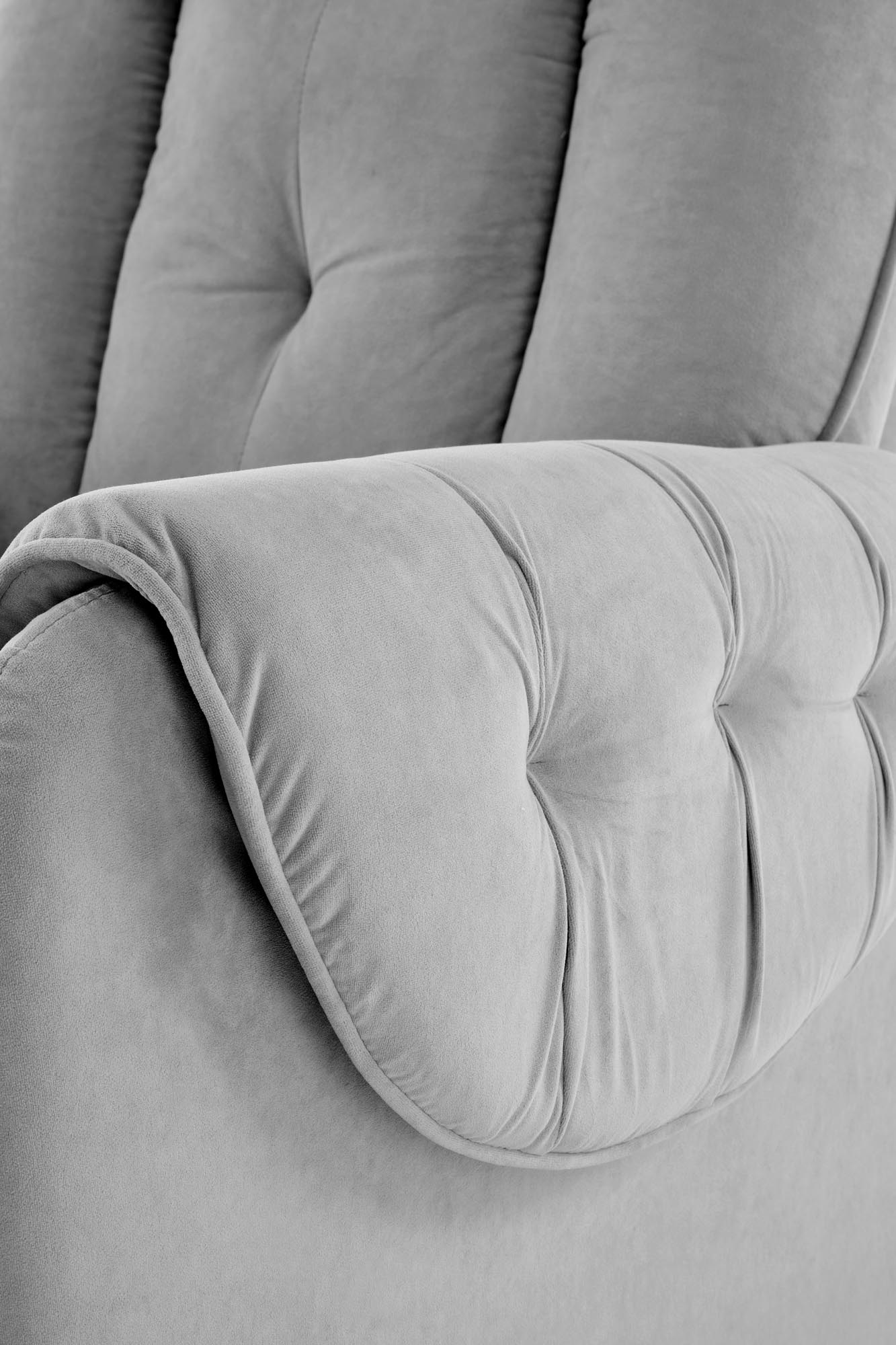 Relaxační křeslo HORTON šedé