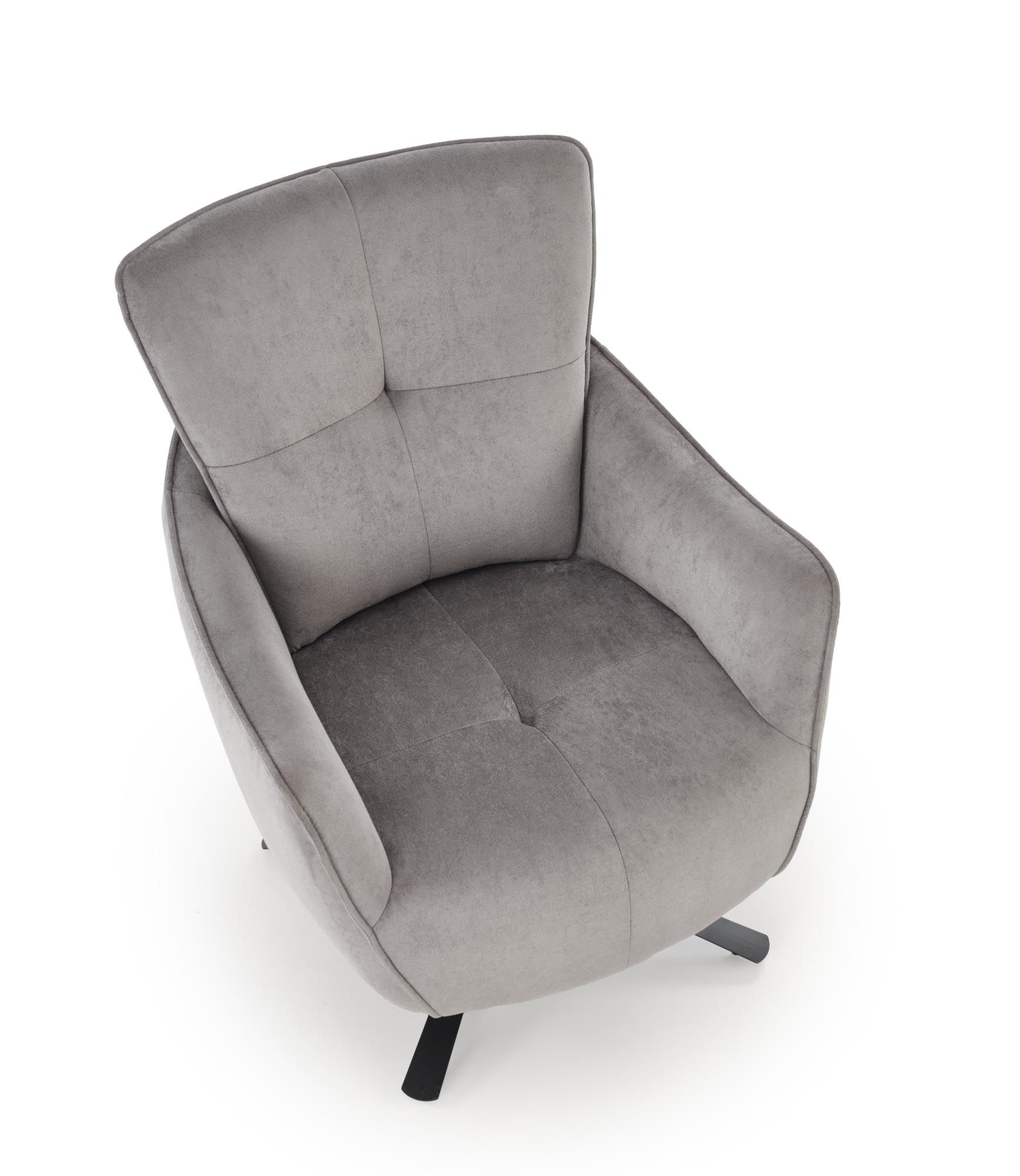 Křeslo SCAMPI šedé