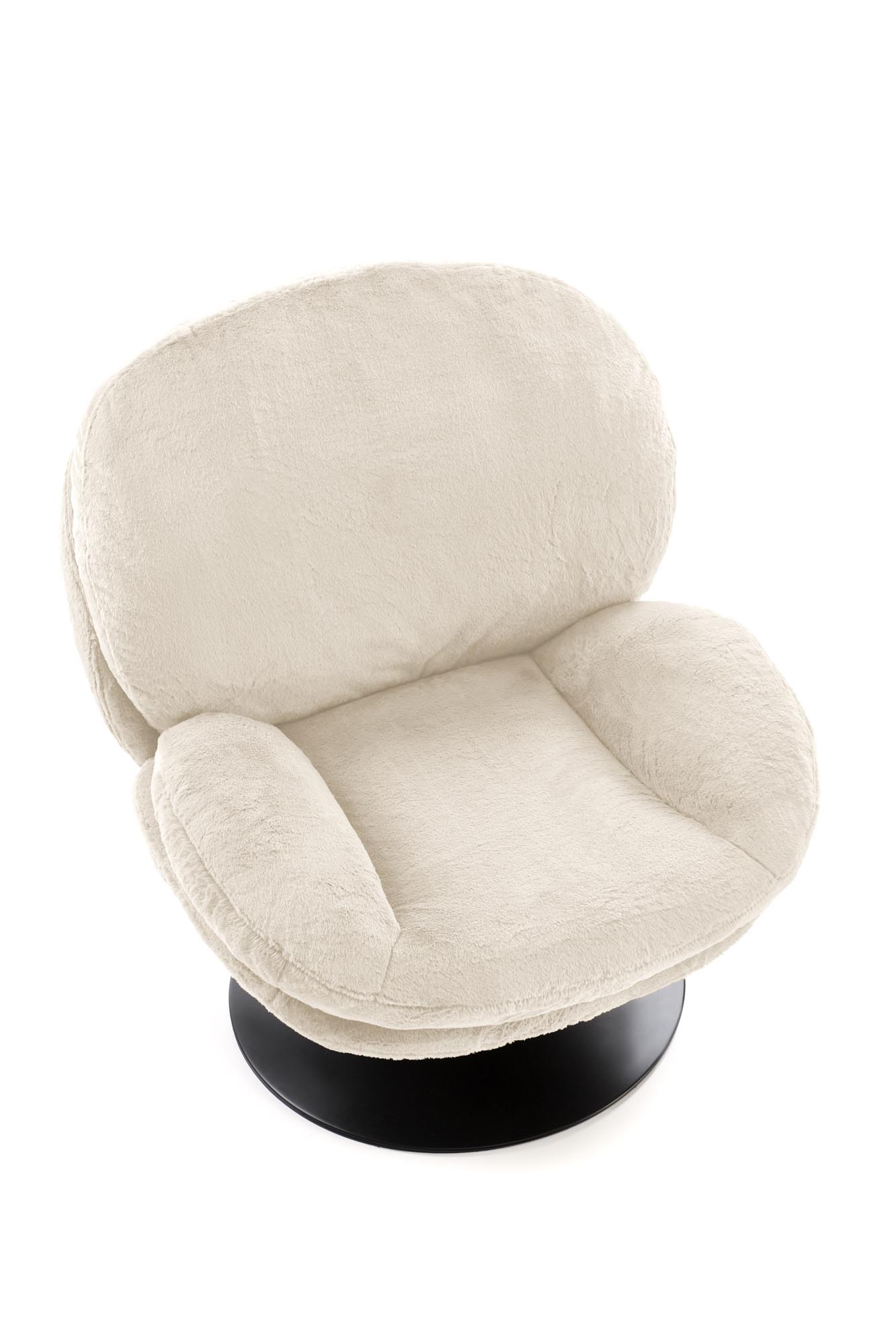 Křeslo SHELL krémová