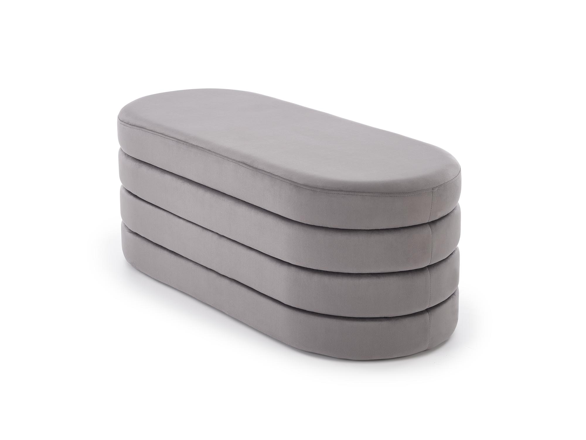 Taburet lavice CALPI šedý