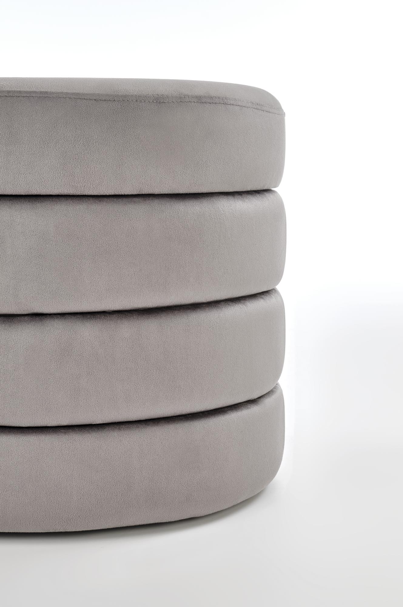 Taburet lavice CALPI šedý