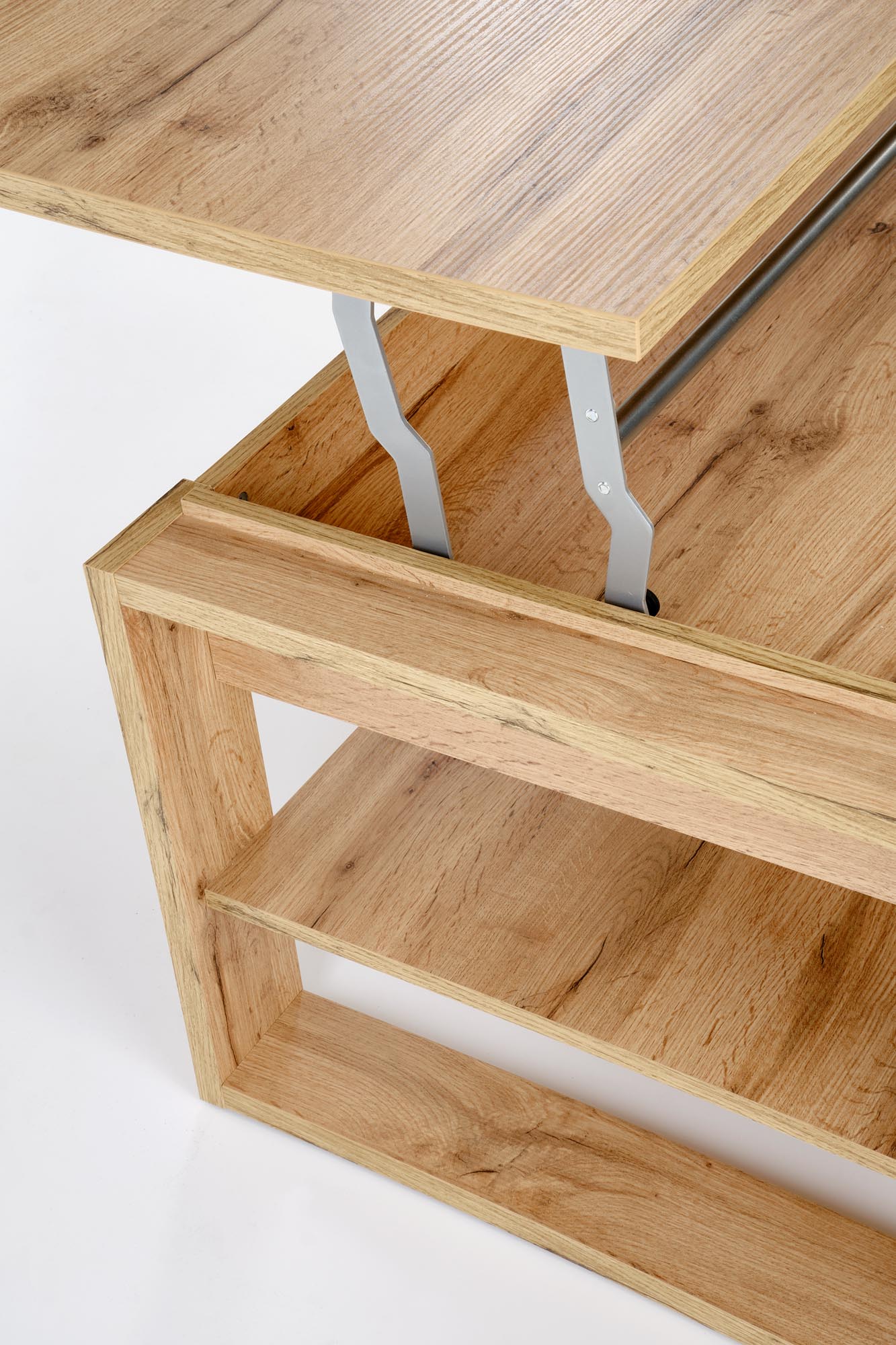 Konferenční stolek BETTY se zvedací deskou, dub artisan