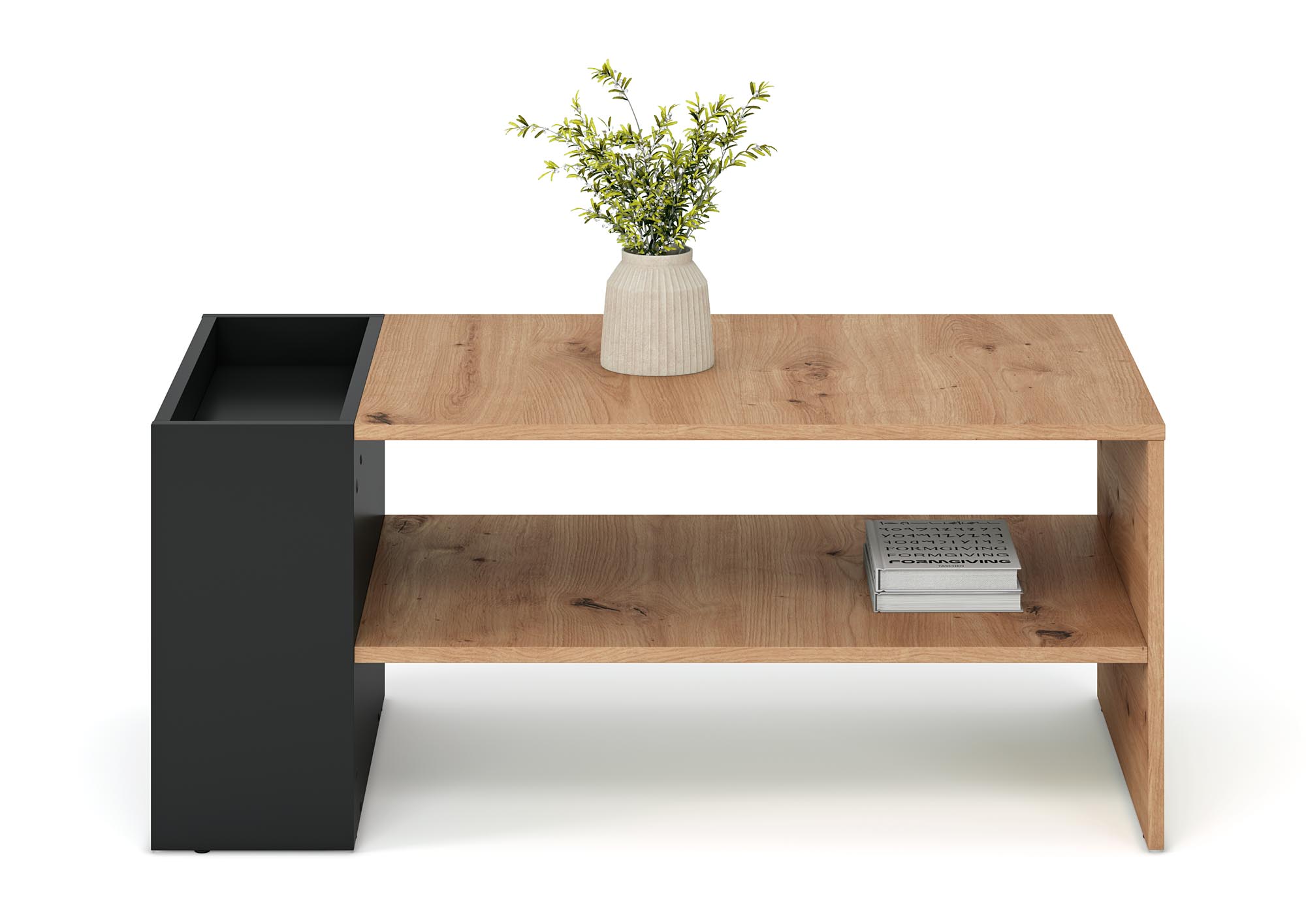 Konferenční stolek MURCIA dub artisan/černá