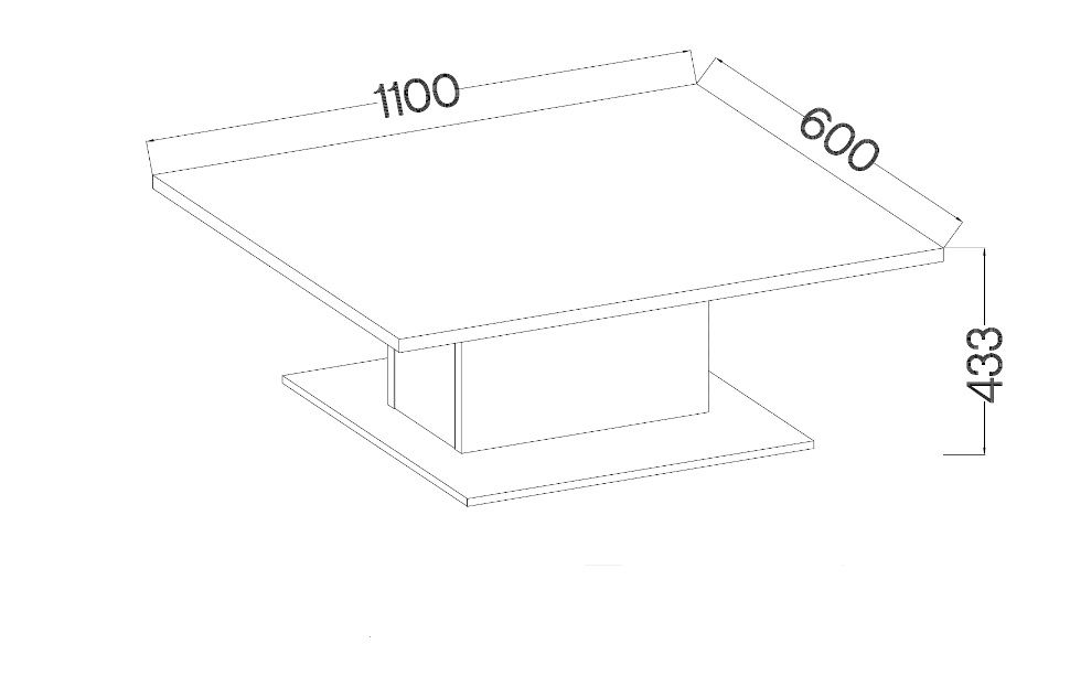 Konferenční stolek DENNVER SO10
