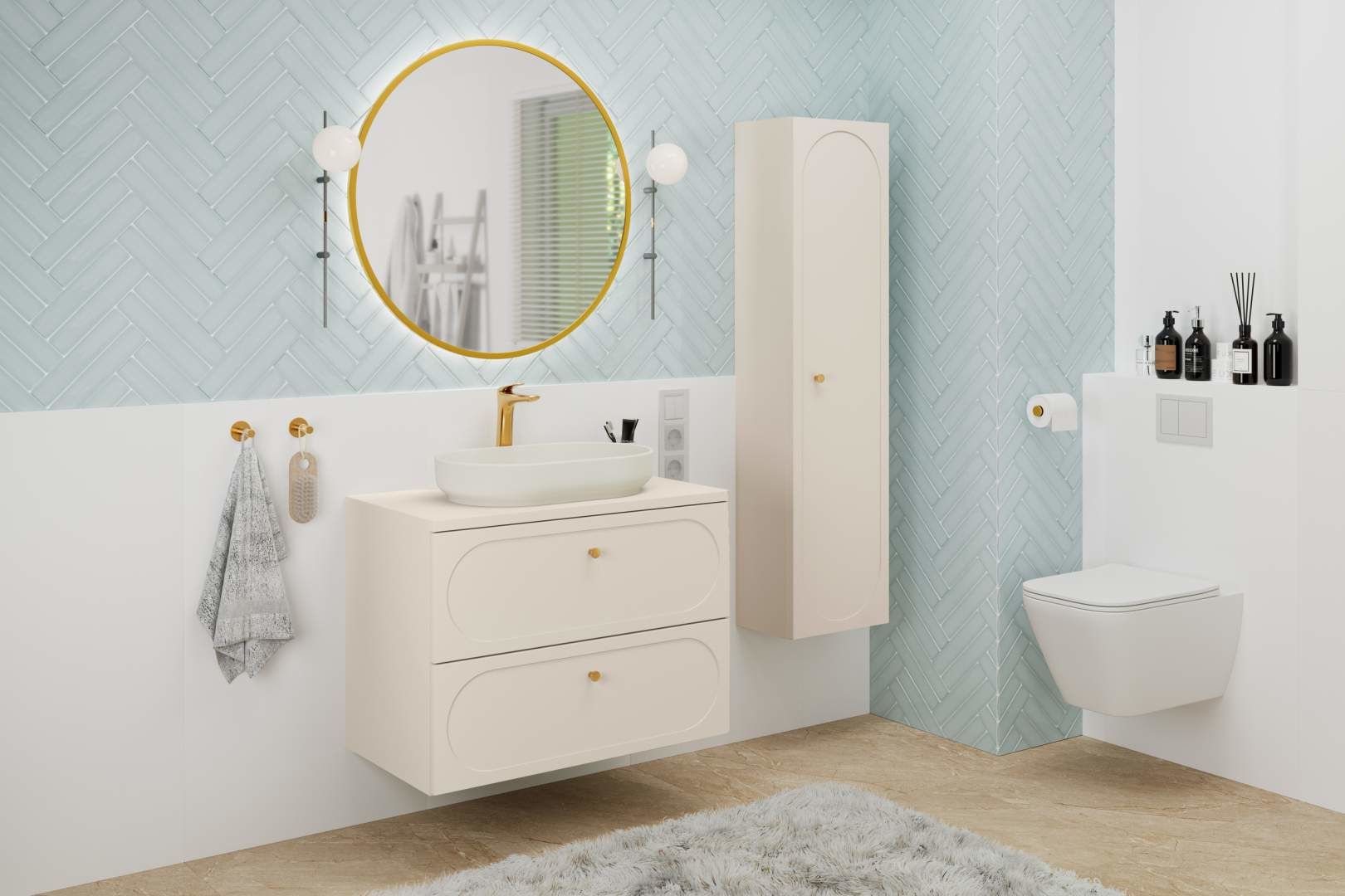 Koupelnová skříňka DONA 82-80 - pod umyvadlo 80