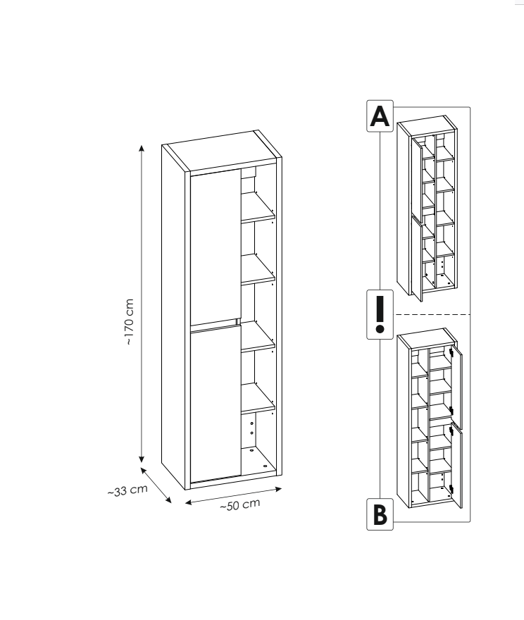 Koupelnová skříňka DEVAN 801