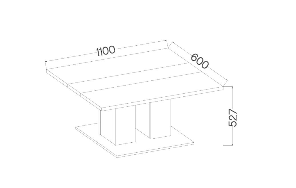 Konferenční stolek BOSSTON WH10