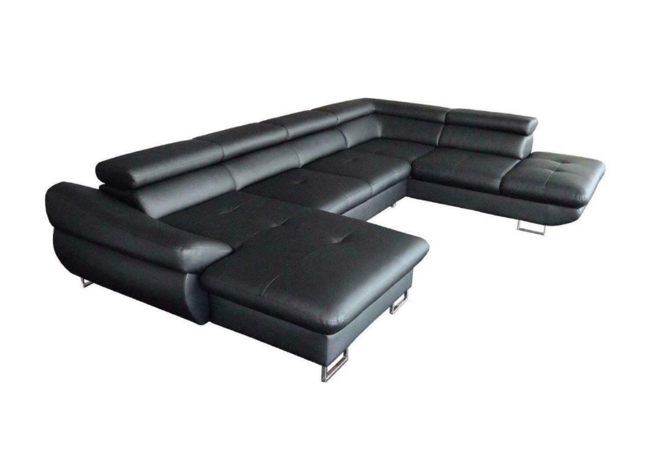 Kožená sedací souprava AVOLA do U