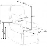 Relaxační křeslo FELIPE