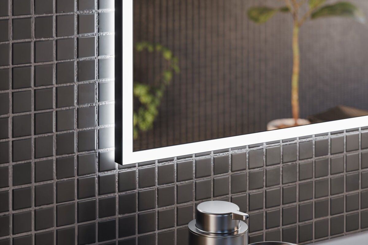 Koupelnové zrcadlo ALICE 80 - hranaté s LED