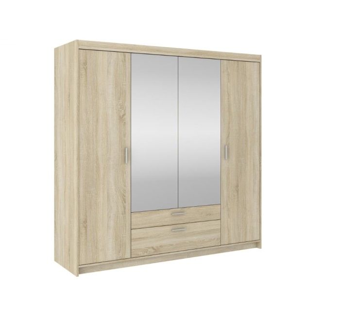 Šatní skříň ELENNA 4D se zrcadlem