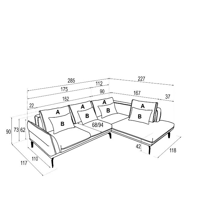 Sedací souprava CURYCH