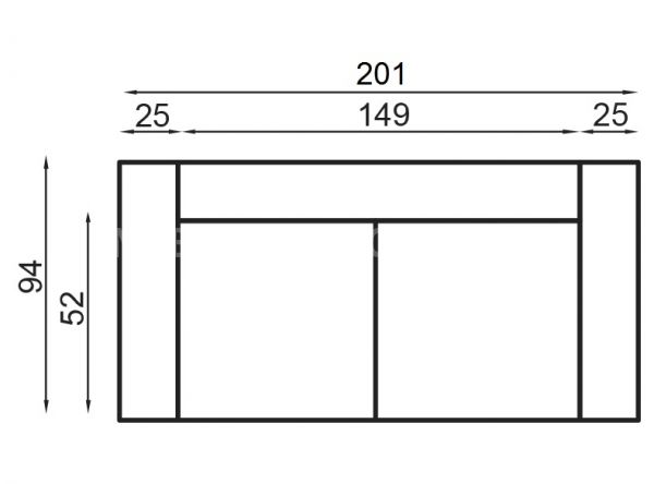 Sedací souprava BALTIKA 3+1