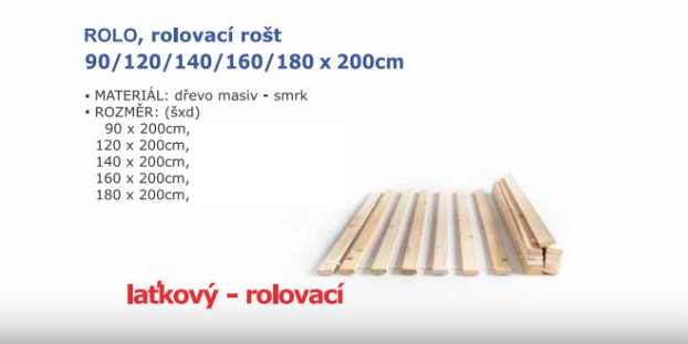 Manželská postel REA LARISA 180 - Expresní dodání