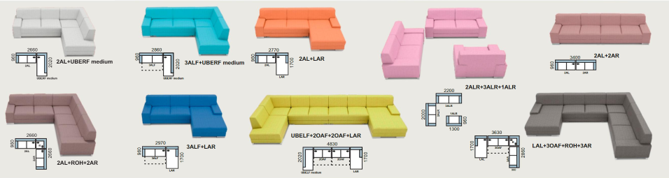 Sedací souprava AVA FAMM