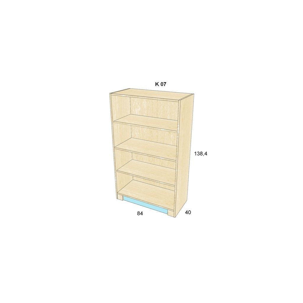 Policový regál BOŘEK K 07