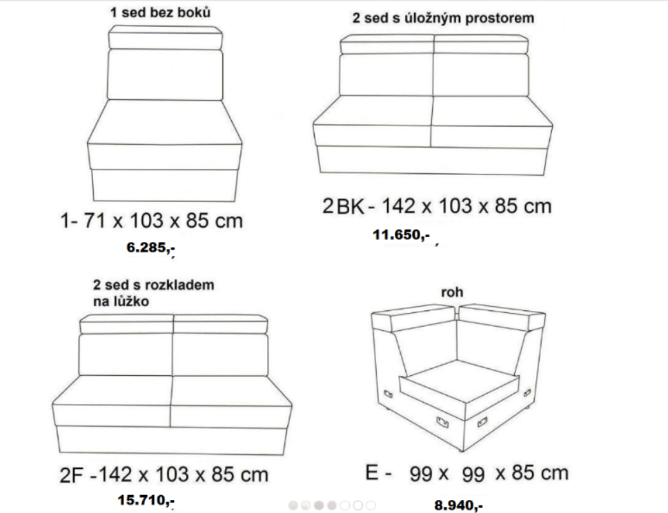 Sedací souprava ULISE PROGRAM