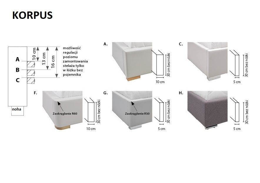 Manželská postel MINI-MAX 3700 chrom