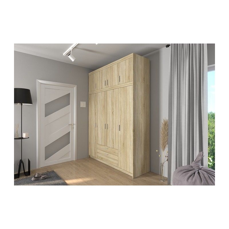 Šatní skříň ELENNA 4D se zrcadlem