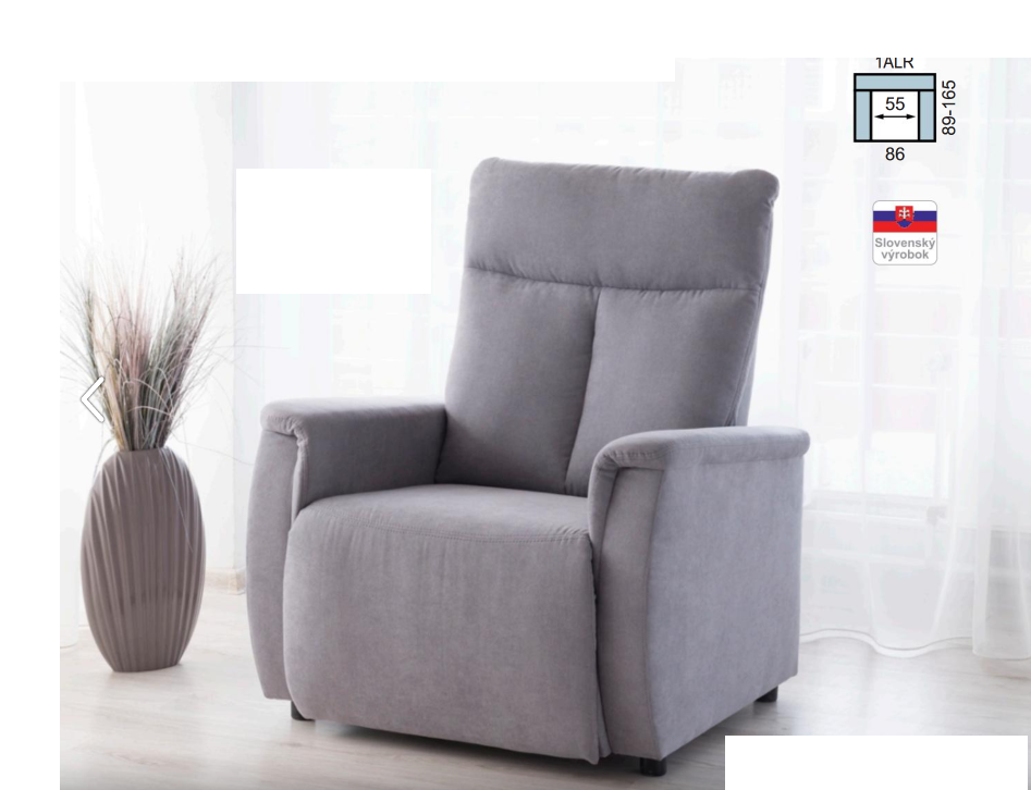 Relaxační křeslo TAPIO XXL  SKLADEM