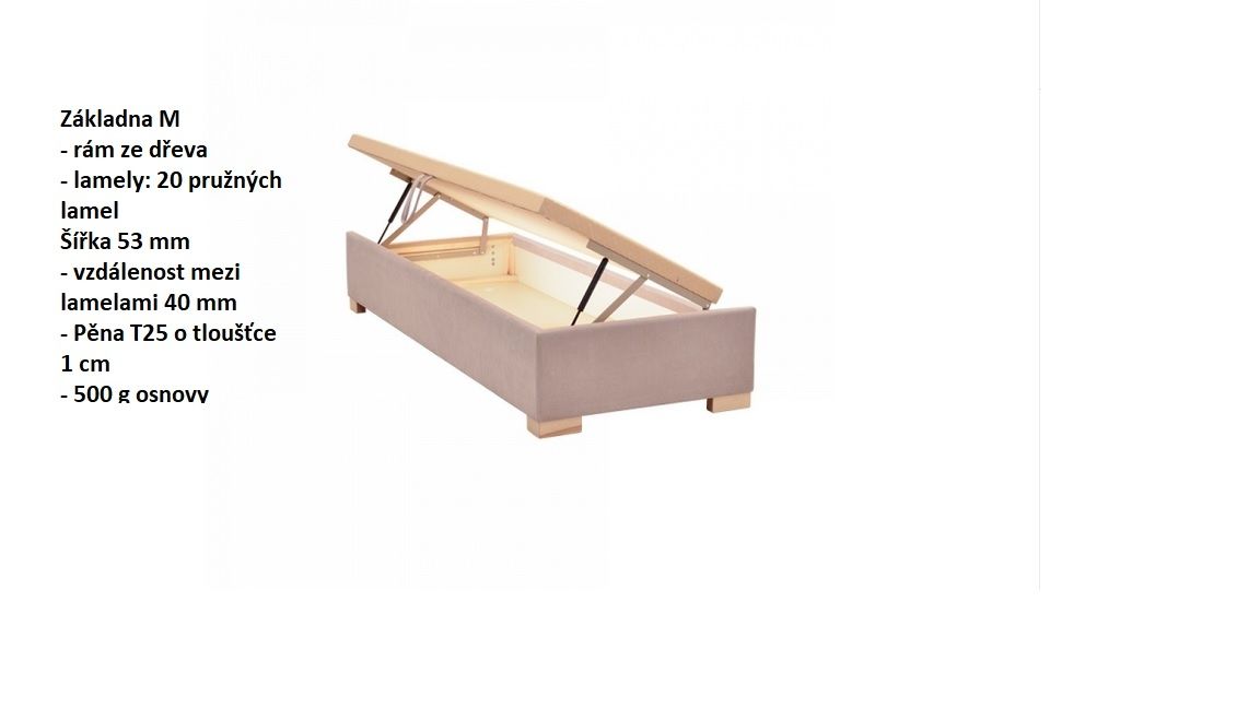 Manželská postel BOXSPRING 101