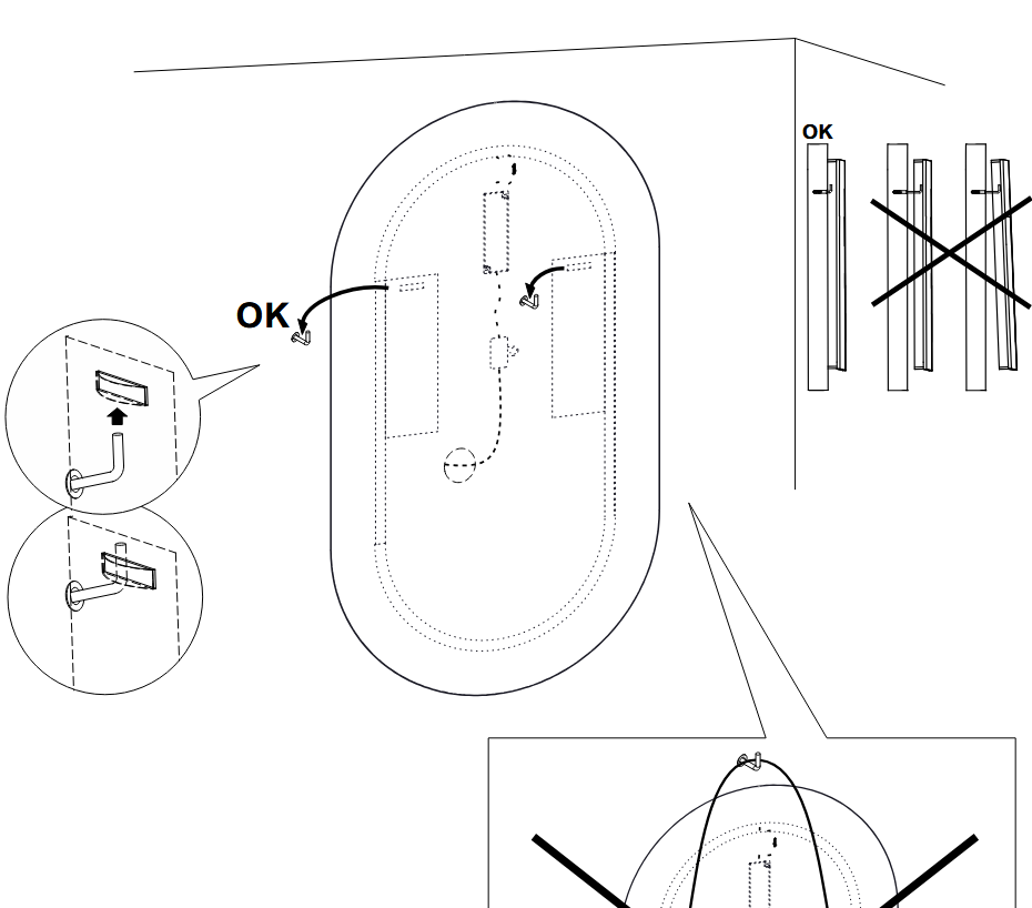 Koupelnové zrcadlo LED APOLLO